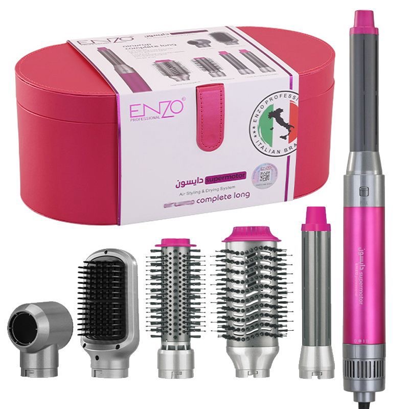 جهاز تصفيف وتجفيف الشعر الاحترافي – enzo professional allan ba air styling & drying system (complete long)