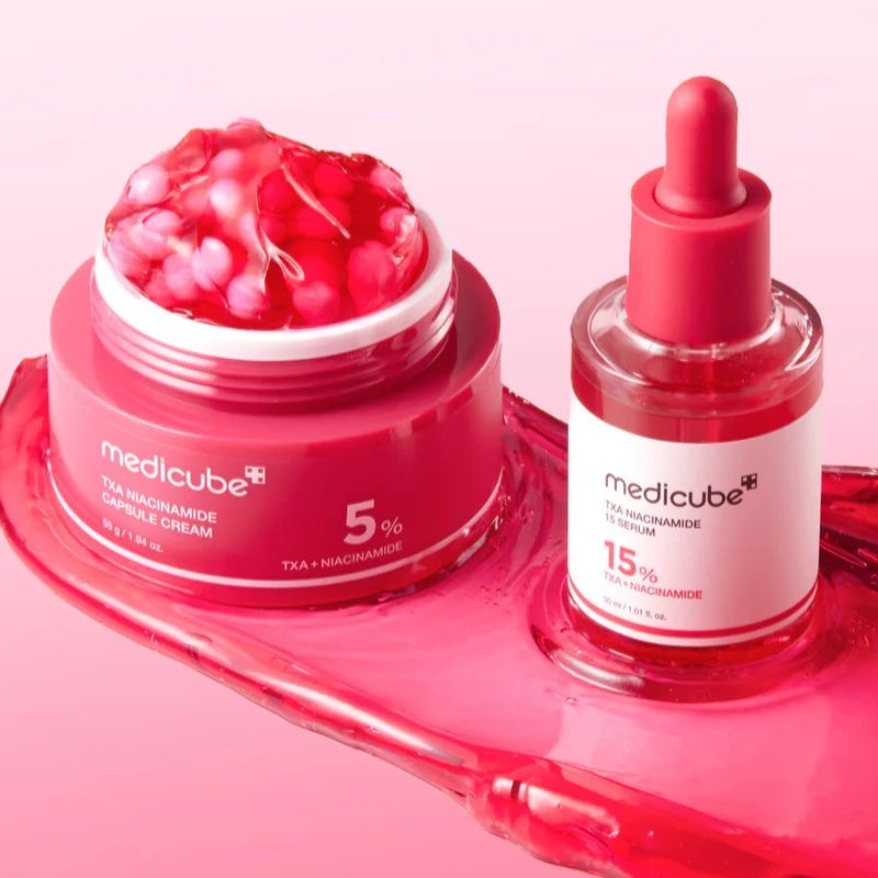 medicube txa niacinamide brightening set ✨ مجموعة ميديكوب لتفتيح البشرة (txa + نياميناميد)
