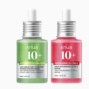 anua 10+ azelaic acid 10% + hyaluron & 10+ niacinamide 10% + txa 4% spotless skin duo