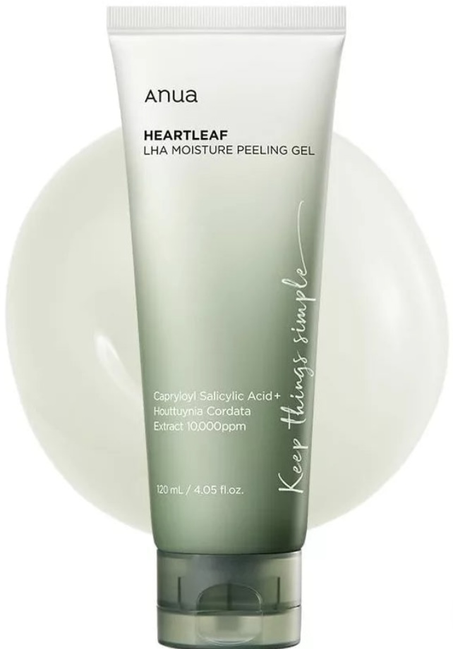 anua heartleaf lha moisture peeling gel مقشر انوا