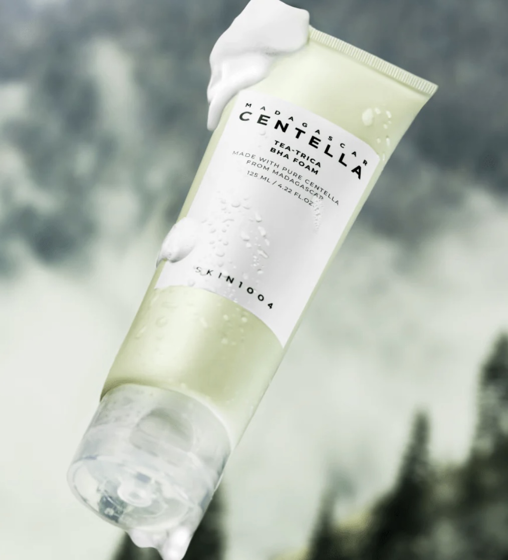 غسول سنتيلا تي تريكا bha فوم – centella tea trica bha foam
