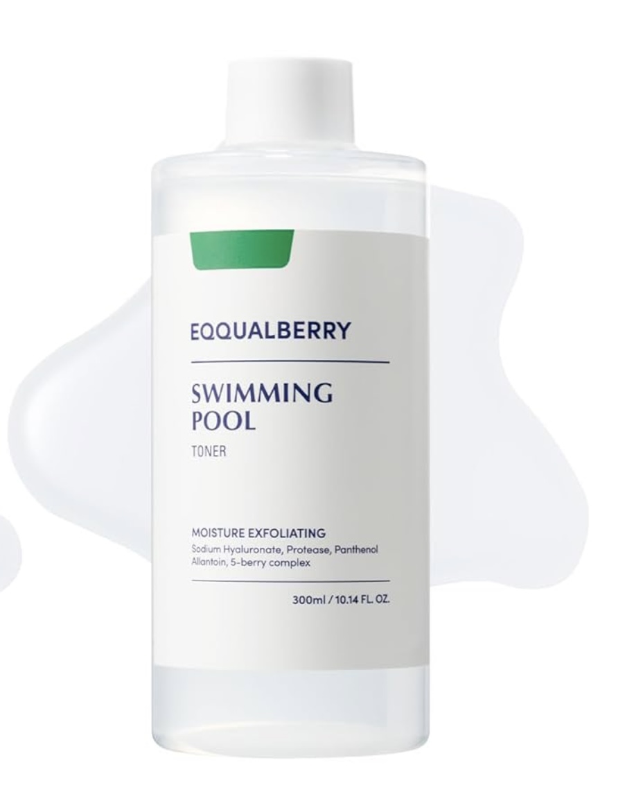 تونر سويمينغ بول المرطب والمقشر – eqqual berry swimming pool moisture exfoliating toner (300ml)