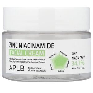 كريم الزنك والنياسيناميد للوجه – zinc niacinamide facial cream (55ml)
