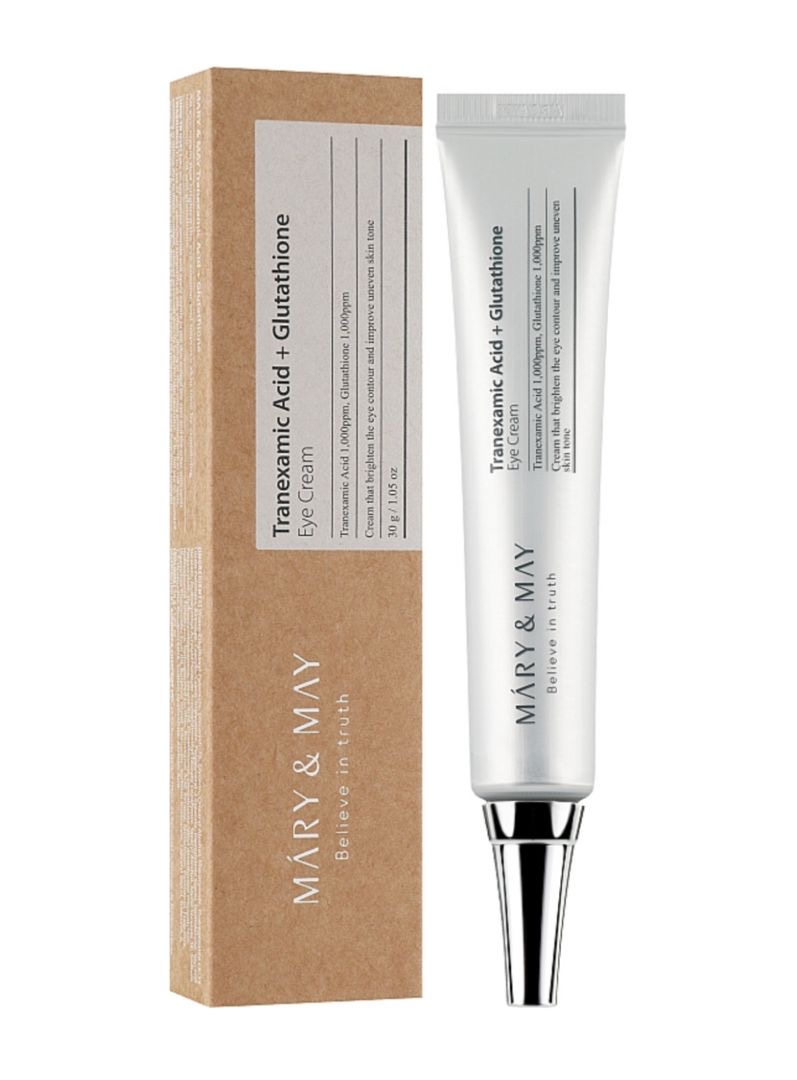 mary & may tranexamic acid + glutathione eye cream