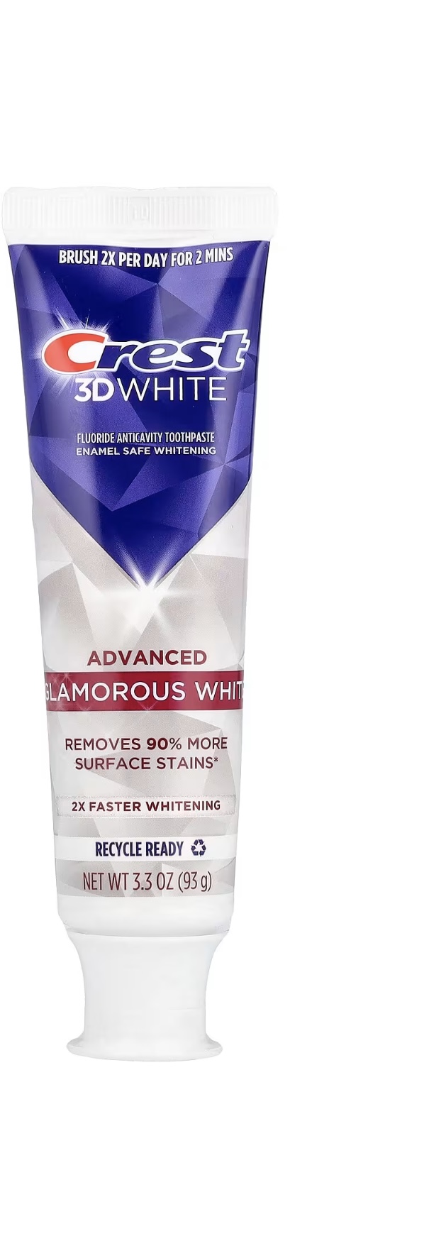 معجون أسنان للتبييض – crest 3d white advanced fluoride anticavity toothpaste