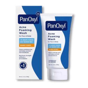 غسول الوجه والجسم لعلاج حب الشباب – panoxyl acne foaming wash 10%