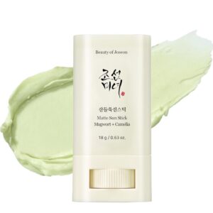 beauty of joseon matte sun stick – mugwort + camellia ☀️
