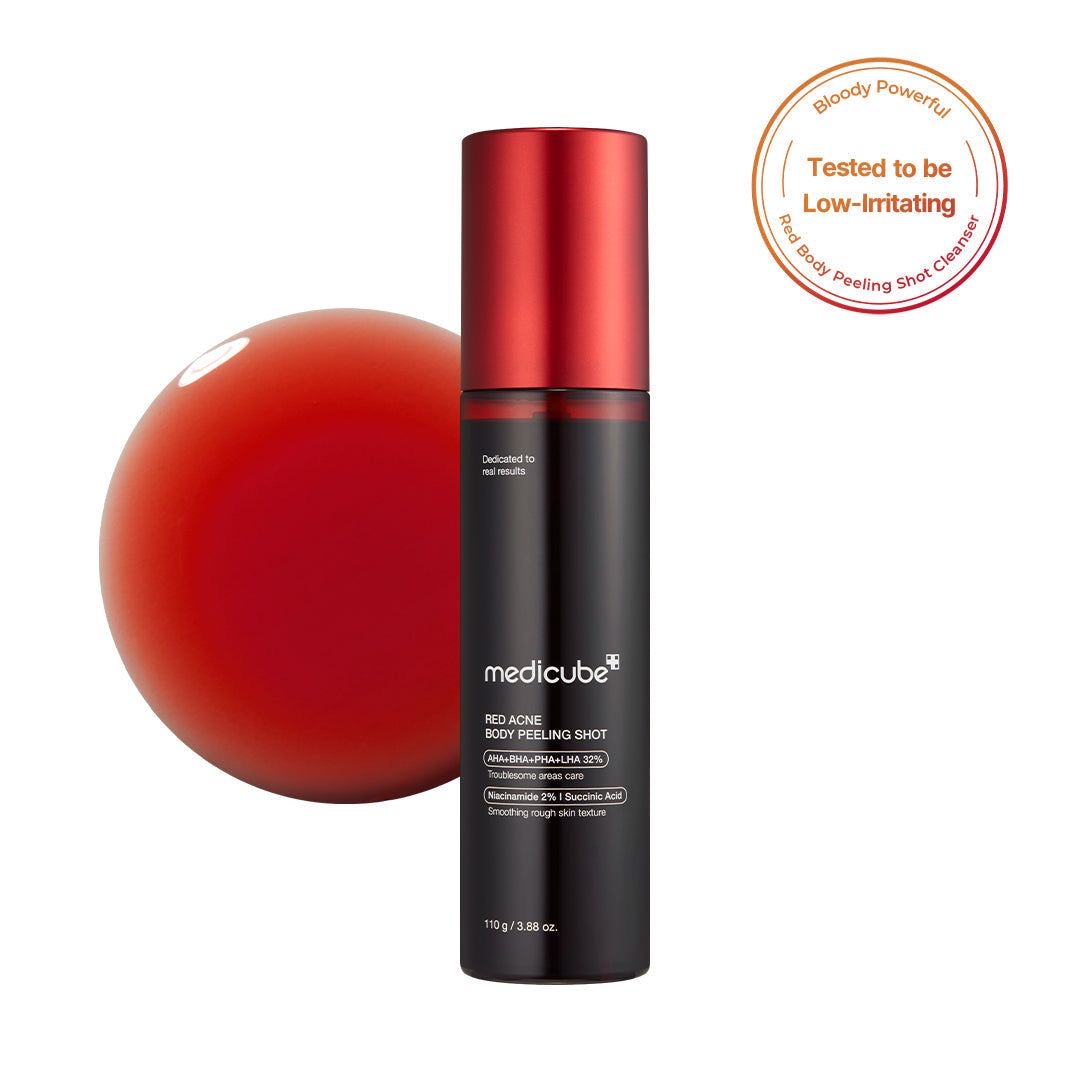 medicube red acne body peeling shot